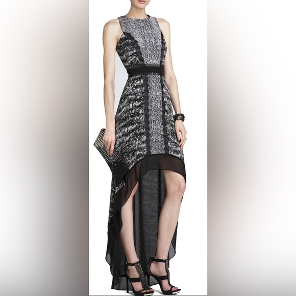 Absolutely gorgeous NWT BCBG MaxAxria “Sienna” Sleeveless Cascading Dress - Picture 7 of 11